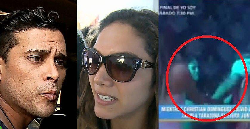 Christian Domínguez: rubia jalonea feo a cumbiambero en Trujillo