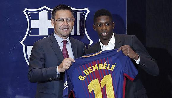 Barcelona: Dembélé llega porque quiere aprender de su ídolo Messi