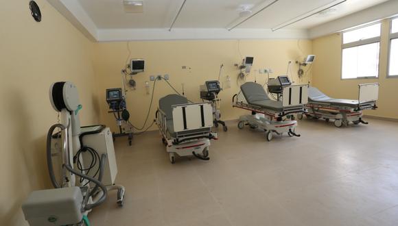 Cajamarca. Área de UCI del Hospital Regional Docente para pacientes Covid-19 ahora cuenta con 4 ventiladores. (Gobierno Regional de Cajamarca)