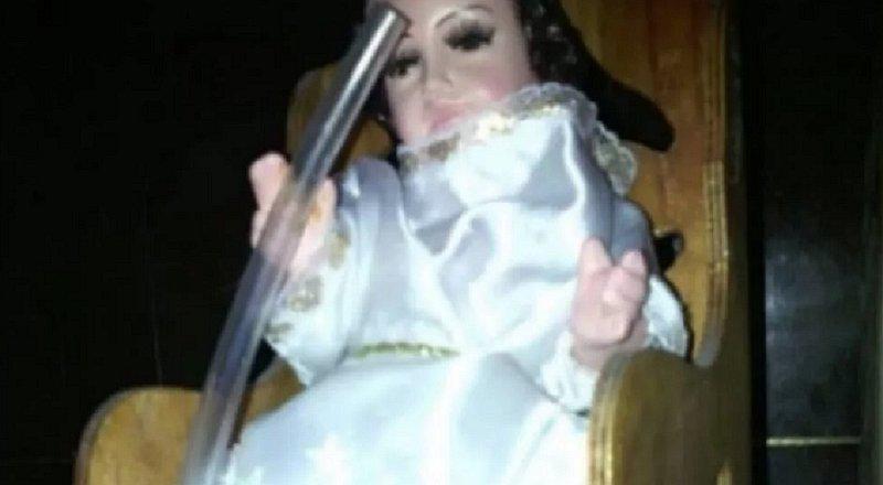 Ladrones de gasolina crean su santo patrón para que los proteja (FOTOS)