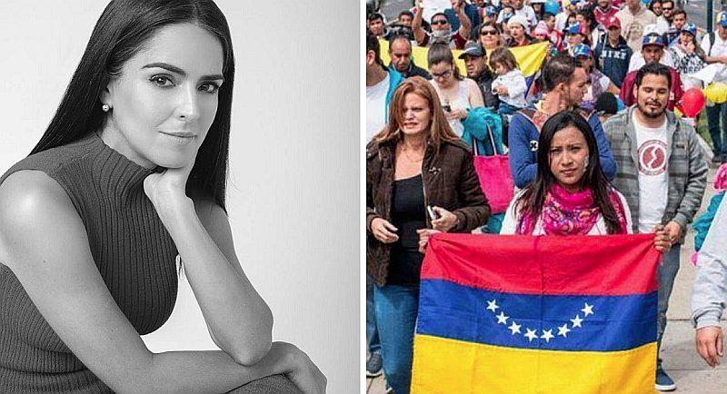 Periodista colombiana hace controversial pedido a venezolanos: "Paren de parir"