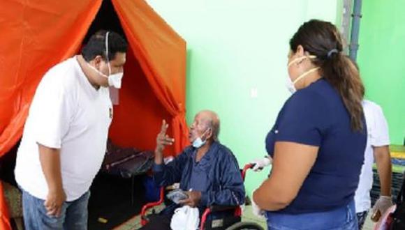 Un área del estadio Manuel Rivera Sánchez, ubicado en Chimbote, albergará a personas en situación de abandono. Ellos recibirán cuidados médicos y alimentación.