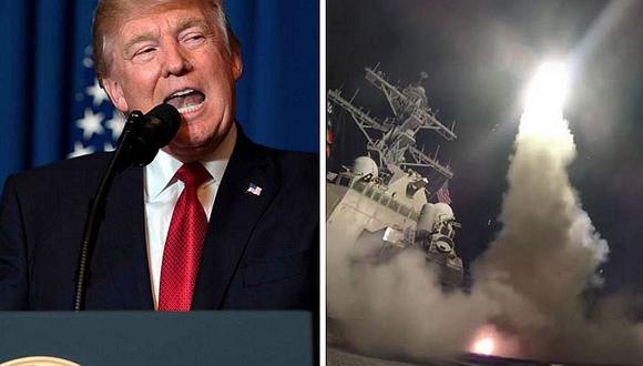 EE.UU.: Donald Trump anuncia ataque militar contra Siria (VIDEO)