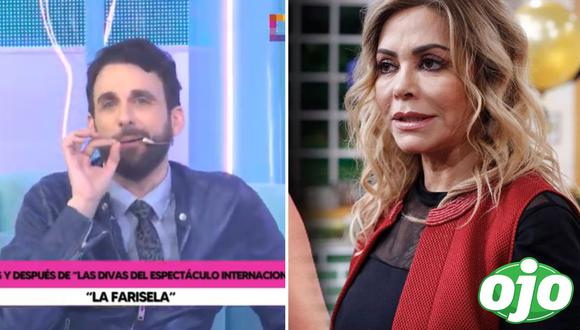 ‘Peluchín’ revela que Gisela fumaba en su set de TV. Foto: (Willax TV | redes sociales).