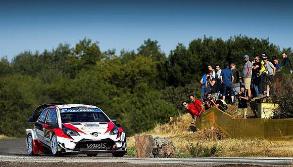​WRC: Estonio Ott Tänak (Toyota) vuela y manda en rally de Alemania