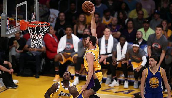 NBA: Los Lakers sorprenden al vencer a los Warriors con marcador 117-97