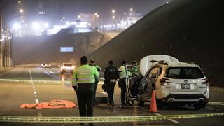 San Miguel: despiste de auto en la Av. Costanera dejó una persona muerta | VIDEO