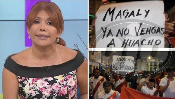 Grupo de hinchas pide que Magaly Medina no regrese a Huacho (VIDEO)