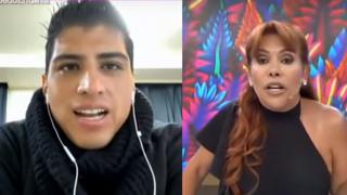 Magaly cuestiona a John Kelvin por irse a cantar a Japón y le pide que sea “más responsable” | VIDEO