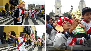 Perú vs. Suecia: hinchas alientan a todo pulmón desde la Plaza de Armas (FOTOS Y VIDEO)