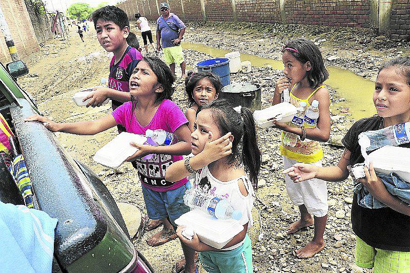 Piura: la inundación alcanza también a los refugios