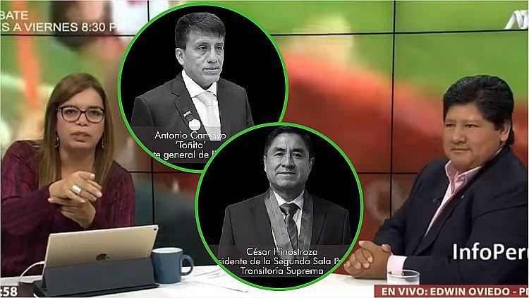 Involucran a Milagros Leiva en audio donde Antonio Camayo y César Hinostroza hablan de Edwin Oviedo (VÍDEOS)