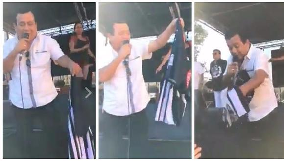 ​Tony Rosado no cree en nadie y sorprende con reacción al recibir camiseta de Alianza Lima (VIDEO)