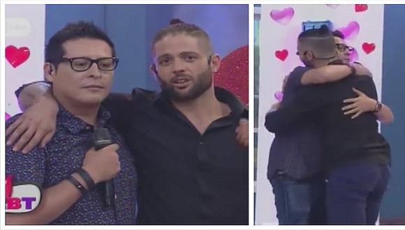 “Carloncho” y Lucas Piró hacen las paces y hasta se abrazan en programa 