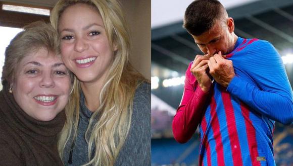 Mamá de Shakira rompe el silencio y así reaccionó al conocer sobre retiro de Gerard Piqué. (Foto: Instagram).