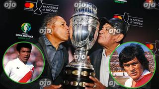 Héctor Chumpitaz y Hugo Sotil se reencuentran con el trofeo de la Copa América 44 años después 