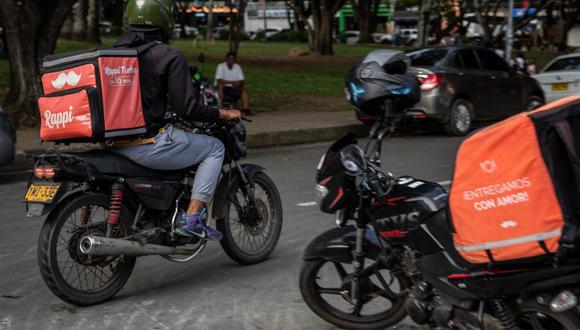 Trabajadores de delivery deberán empadronarse para operar en Surco. Photographer: Jair F. Coll/Bloomberg