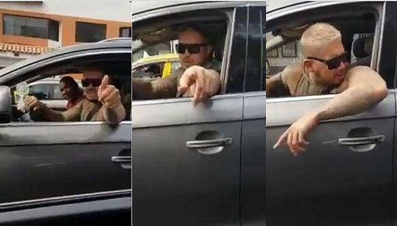 Juan Manuel Vargas reacciona furioso contra otro conductor por abusar del claxon I VÍDEO
