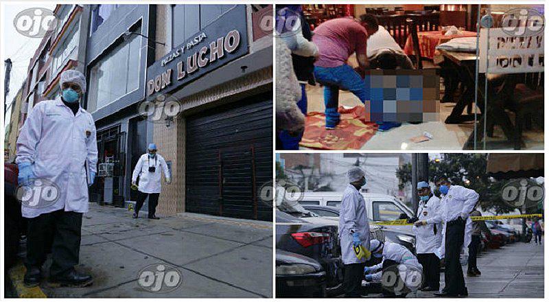Lince: se llevan S/. 7 mil de pizzería y hieren de bala a padre e hijo (VIDEO)