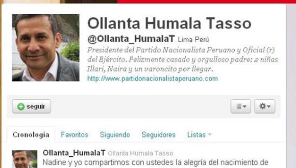 Ollanta Humala es padre por tercera vez