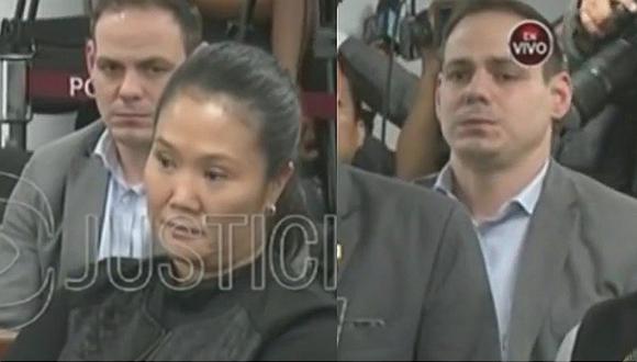 Así fue la despedida de Mark Vito a Keiko Fujimori tras prisión preventiva: "Keiko, te amo"  