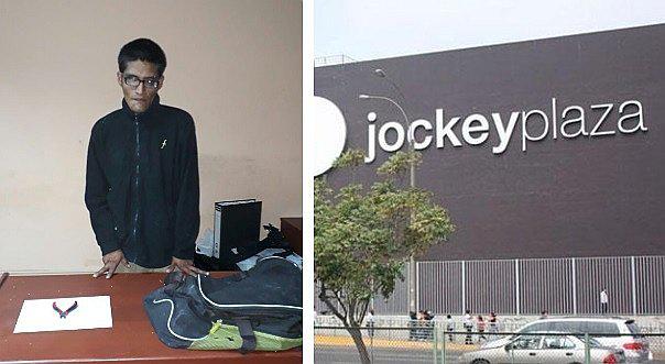 "Hombre araña" robaba zapatos de tienda por departamento del Jockey Plaza