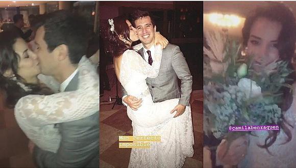 El vestido de encaje que utilizó Maria Paz en su boda civil con Jesús Alzamora (FOTOS Y VÍDEOS)