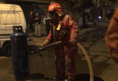 Ocho heridos con quemaduras tras deflagración por balón de gas en Surco
