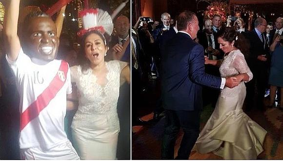 Congresista Cecilia Chacón se casa en modo Mundial (FOTOS)
