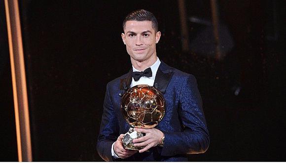 Cristiano Ronaldo se quedó con su quinto Balón de Oro (VIDEO)