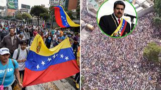 Los impresionantes videos de las marchas en Venezuela contra Nicolás Maduro