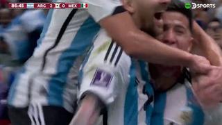 Argentina vs. México: Enzo Fernández marca un golazo y asegura el 2-0 de la Albiceleste Qatar 2022 | VIDEO
