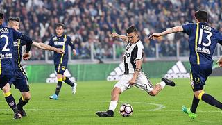 Serie A: Higuaín y Dybala lideran al Juventus en 2-0 sobre Chievo