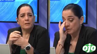 Patricia Del Río llora y renuncia EN VIVO por críticas: “yo sí tengo un montón que perder”