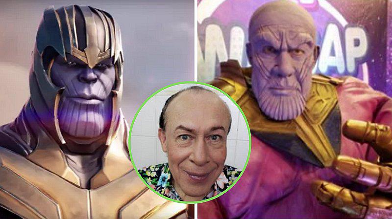"Yuca" asombra con su caracterización de "Thanos" de ‘Avengers: Endgame’ en el Wasap de JB