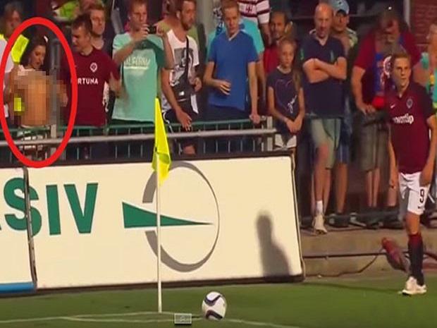 ​YouTube: Hincha hace topless en pleno partido y es captada por las cámaras