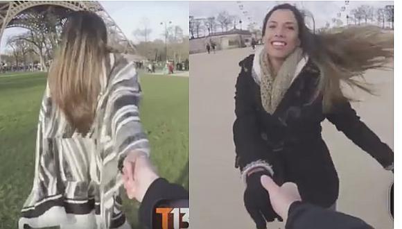 Jovencita le hace creer a todos que viajaba con su ‘novio’ pero no era así (VIDEO)