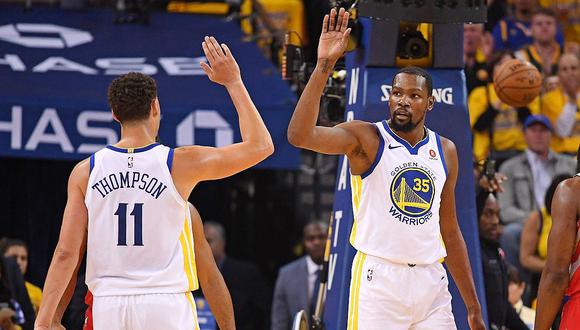 ​NBA: Warriors renovará a lesionados Kevin Durant y Klay Thompson
