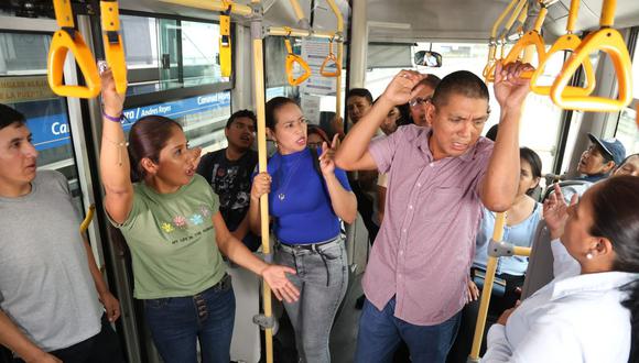 Agentes incógnitos combaten el acoso sexual en los buses del Metropolitano. (Foto: ATU)