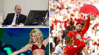 Los divertidos memes que generó la mano de Piqué en la derrota de España contra Rusia