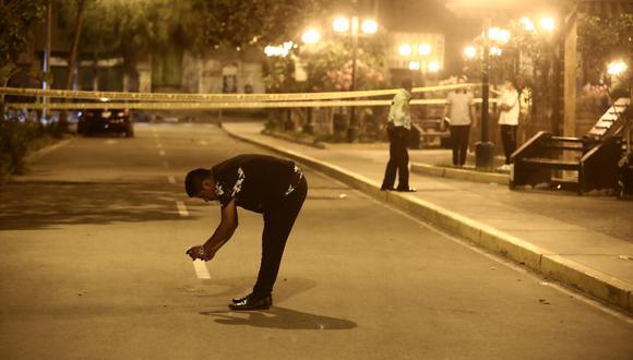 Hombre muere en tiroteo por presunto ajuste de cuentas en Ate. (Fotos: César Grados @photo.gec)