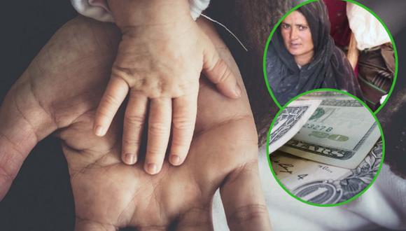 Una mujer vendió a su última hija a 3 mil dólares para no morir de hambre