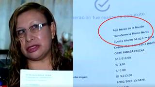Profesora denuncia que le vaciaron más de S/4,700 de su cuenta del Banco de la Nación a través del aplicativo | VIDEO