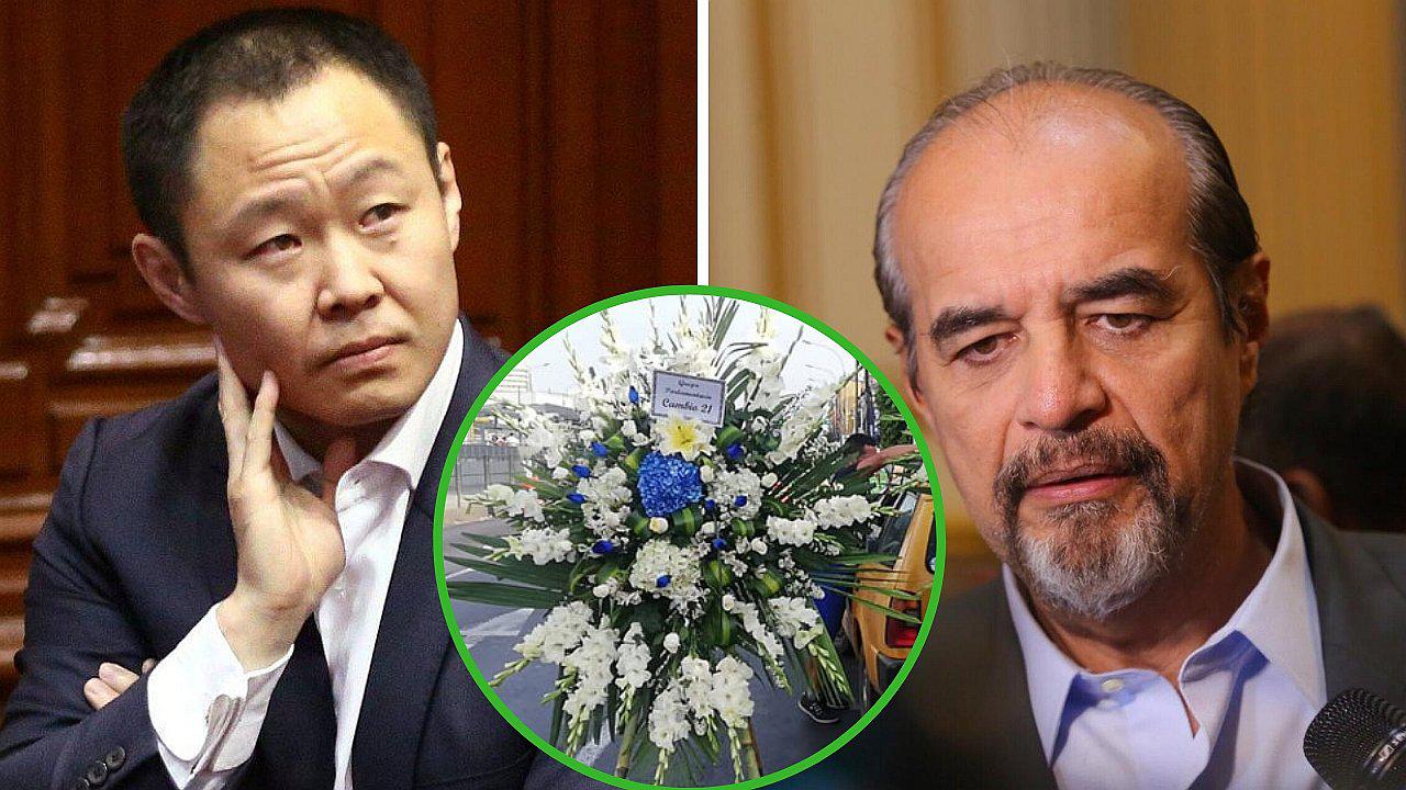 Mauricio Mulder contó qué pasó con el arreglo floral que envió el partido de Kenji Fujimori (VIDEO)