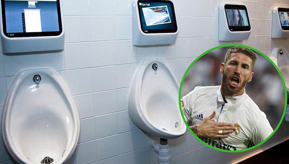 Real Madrid plantea instalar pantallas en los urinarios del estadio Santiago Bernabéu 