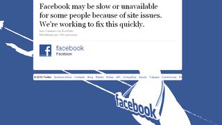 Facebook vuelve a presentar problemas
