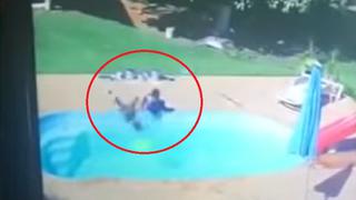 Niño de tres años salva a su amigo de morir ahogado en piscina | VIDEO