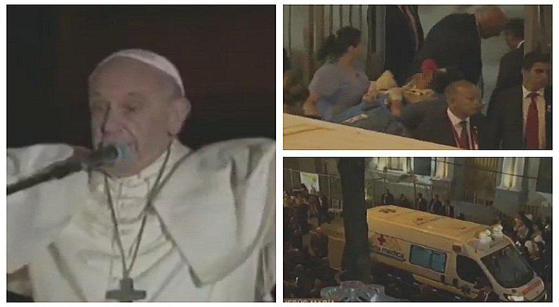 Papa Francisco recibe a niña que llegó en ambulancia hasta la Nunciatura Apostólica