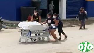 Hombre muere por Covid-19 y sus familiares roban el cuerpo del hospital | VIDEO 