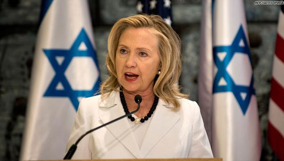 Hillary Clinton busca que Estados Unidos siga incondicional de Israel